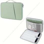 Resim Techbloom Evrensel Tablet Laptop Kılıfı Siyah 10 9 11 Inç Dayanıklı Taşıma Çantası Cep 10 8 12 9 13 Inç Cihazlar İçin Arka Kapak 