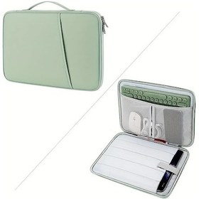 Resim Techbloom Evrensel Tablet Laptop Kılıfı Siyah 10 9 11 Inç Dayanıklı Taşıma Çantası Cep 10 8 12 9 13 Inç Cihazlar İçin Arka Kapak 