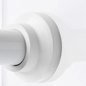 Resim Tekno Trust 70-120 cm Pratik Monte Duş Perdesi Çubuğu Beyaz Uzunluğu Ayarlanabilir Yaylı Çubuk 