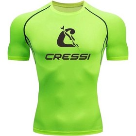 Resim Snapbuy Erkekler Uv Koruma Rashguard Kısa Kollu Mayo - Sörf, Dalış Ve Yüzme İçin Denizanası Önleyicibordo Bordo 