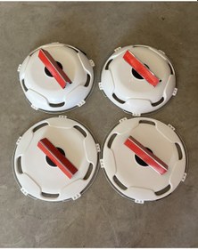 Resim Plastik Jant Kapak Isuzu Kırmızı Fırfırlı 