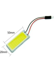 Resim Gürler Oto Aksesuar Oto Tavan Lamba Cob Ledli Power Metal 3.2x1.6cm Beyaz 
