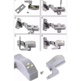 Resim Munico Gardrop Çekmece ve Dolap Için LED Aydınlatma Lambası Mutfak Yatak Odası Şık Işık 