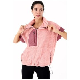 Resim Scorp Flame Kadın Peluş Yelek Pembe Standart Çok Renkli 
