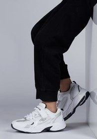 Resim Jump-29203-F Fashion Athletic Casual Çocuk Spor Ayakkabı (D-WHITE/LT.GREY / 3 