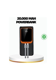 Resim Powerbank 20000 Mah 22.5w Hızlı Şarjlı Ve Kompakt Çoklu Kablo Çıkışlı Çok Renkli 