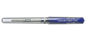 Resim Um-153 Roller Kalem Signo Broad Jel Bilye Uç Imza Kalemi 1.0 Mm Mavi 12 Li Kutu Mavi 