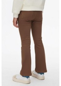 Resim Xo Kids Kız Çocuk Pantolon 5-9 Yaş 35863 Kahve 