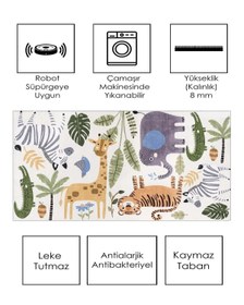 Resim Dijital Baskı Çocuk Oyun Halısı LHÇH-04 - 80 X 150 