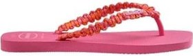 Resim Slim Square Boho Pink Kadın Parmak Arası Terlik 