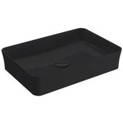 Resim Bocchi Slim Line Dikdörtgen Lavabo 55 x 38 CM Parlak Siyah 