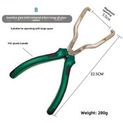 Resim Springsun Ruichi 45 Çelik Yakıt Hortumu Ayırma Testeresi - 0-72mm Uygunluk, Hassas Mühendislik, 0.28kg Hafif Tasarım Yeşil Saplı, Tekli Paket, 22.5cm 
