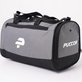 Resim Puccon Gri Ayakkabı Bölmeli Omuz Askılı Spor, Fitness Ve Seyahat Çantası 