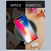 Resim Hızlı Şarjlı Kablosuz Şarj Cihazı - İphone/samsung Uyumlu, 10w Hızlı Şarj, Taşınabilir Tasarım 