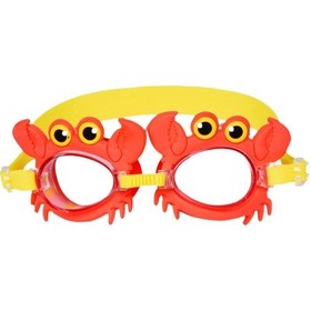 Resim Homyl Çocuk Yüzme Gözlüğü Ayarlanabilir Yengeç Yengeç Çok Renkli 