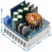 Resim Alkatronik 400W 12V / 60V 15A Voltaj Düşürücü Modül Güç Kaynağı Voltaj ve Akım Ayarlanabilir Dc Dc 