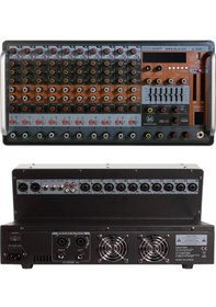 Resim Maxword Rm-12 Yüksek Kaliteli Rack Tipi Mixer 12 Kanal 2x550 Watt 