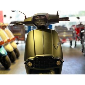 Resim MOTOLUX Latte Yeşil 6 Akülü Elektrikli Motosiklet 