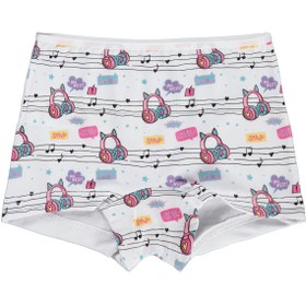 Resim Civil Girls Music 2-10 Yaş Kız Çocuk 2'li Boxer - Standart / 2-3 Yaş 
