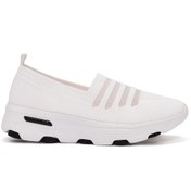 Resim Derimod Zero Kadın Beyaz Kumaş Casual Sneaker 25SFE49526F 