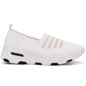 Resim Derimod Zero Kadın Beyaz Kumaş Casual Sneaker 25SFE49526F 