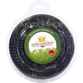 Resim King Garden Tırpan Misinası Ot Çim Kesme İpi 3 Mm - 63 M 