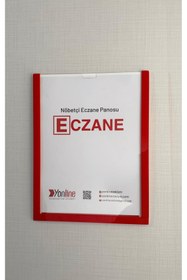 Resim Yönline 2 Adet Nöbetçi Eczane Bilgilendirme Panosu Kolay Değiştirilebilir Kendinden Yapışkanlı 