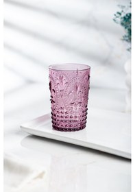 Resim Akrilik Mürdüm Tekli Kısa Bardak & Su Meşrubat Kahve Yanı Bardağı 400 Ml Cam Değildir Çok Renkli 