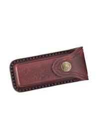 Resim Fallkniven Phel Folding Knife Leather Sheath Deri Kamp Çakı Kılıf Kahverengi 