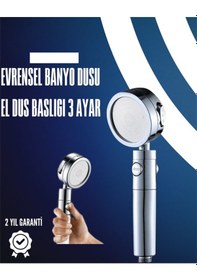 Resim Dayanıklı Ve Ergonomik Tasarımlı Ayarlanabilir El Duş Başlığı 
