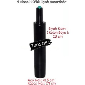 Resim Elayce Ofis 4 Class 140'LIK Siyah Amortisör Ofis Koltuğu Yedek Parçası 