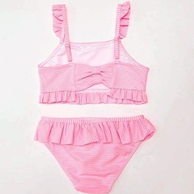 Resim Deep Beach Çok Renkli Fırfırlı Kız Çocuk Bikini Takım 001 