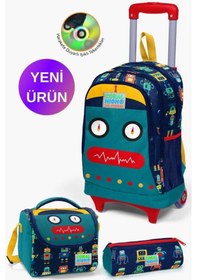 Resim Lacivert Civit Robot Çok Renkli 