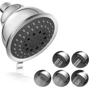 Resim Xhang Yüksek Basınçlı Duş Başlığı, 4 Inç 5 Model Ayarlanabilir Banyo Duş Başlığı Sprey Duş Başlığı 