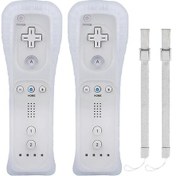 Resim 2 Wii Kontrolcüsü - Silikon Kılıflı Uzaktan Oyun Kontrolcüsü - Motion Plus Olmadan Beyaz Newway 