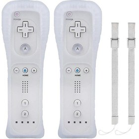 Resim 2 Wii Kontrolcüsü - Silikon Kılıflı Uzaktan Oyun Kontrolcüsü - Motion Plus Olmadan Beyaz Newway 