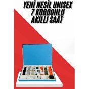 Resim 7 Kordonlu Unisex Akıllı Saat, Çoklu Kordon ve Amoled Ekran Seçeneği 