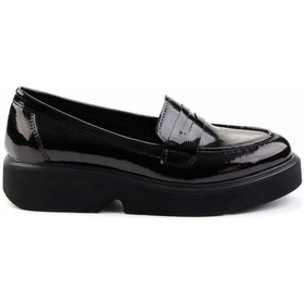 Resim Siyah Kadın Loafer Ayakkabı K01257068008 Çok Renkli 