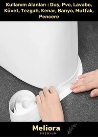 Resim Fantazer Duş Pvc Lavabo Küvet Tezgah Pencere 3,2 Mt Su Sızdırmaz Geçirmez Yalıtım Bant 