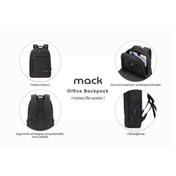 Resim TREND Mack MCC-006 15.6" Office USB Girişli Notebook Sırt Çantası Siyah 