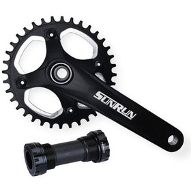 Resim Sunrun Wing-G511-045 32T 170mm Tekli Aynakol + Orta Göbek 