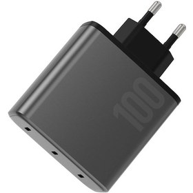 Resim Ampcharge Gan100 2 Adet 100w Type-c Ve 1 Adet 35w Type-c Çıkışlı Hızlı Şarj Aleti - Koyu Gri 