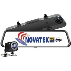 Resim Novatek NT924GW 4K 2160P ADAS GPS+Wifi IPS 12 inç Araç Kamerası 