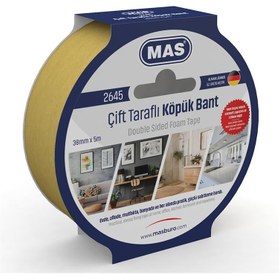 Resim Mas Bant Çift Taraflı Köpük 38Mm*5M 2645 