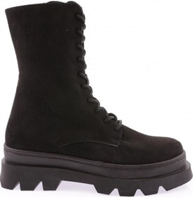 Resim Dgn 744-22k Kadın Bağcıklı Fermuarlı Bot 744-2121-R1680 Siyah 