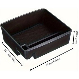 Resim Xuweiwei Toyota Land Cruiser Prado Lc150 Lexus Gx400 Gx460 Gx470 Konsol Organizer Siyah 