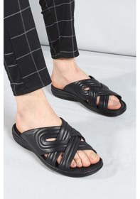 Resim Hakiki Deri Erkek Düz Terlik 952ma141 001 