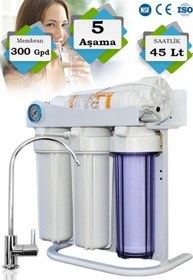 Resim 300 Gpd Direk Akış Tanksız Günlük 1 Ton Kapasiteli Su Arıtma Cihazı Nsf Onaylı 