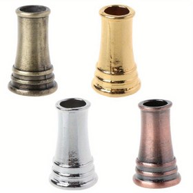 Resim 1 adet Şık Metal Kalem Tutucu - Ofis ve Ev Dekoru için Benzersiz Retro Tasarım Masaüstü Standı, Bronz Bitiş, 3.99cm Yükseklik, 2.31cm Çap, Şık Yazı Aleti Ekranı, Ofis Kırtasiye | Şık Dekor | Pürüzsüz Dokulu 