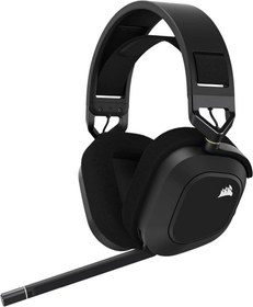 Resim Corsair HS80 RGB Wireless CA-9011235-EU Siyah Kablosuz Kulak Üstü Oyuncu Kulaklığı Teşhir 